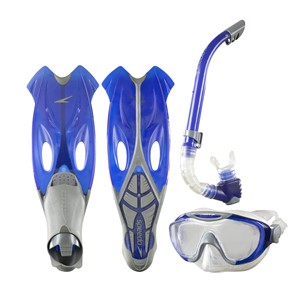 Speedo GLIDE MASK SNORKEL & FIN SET