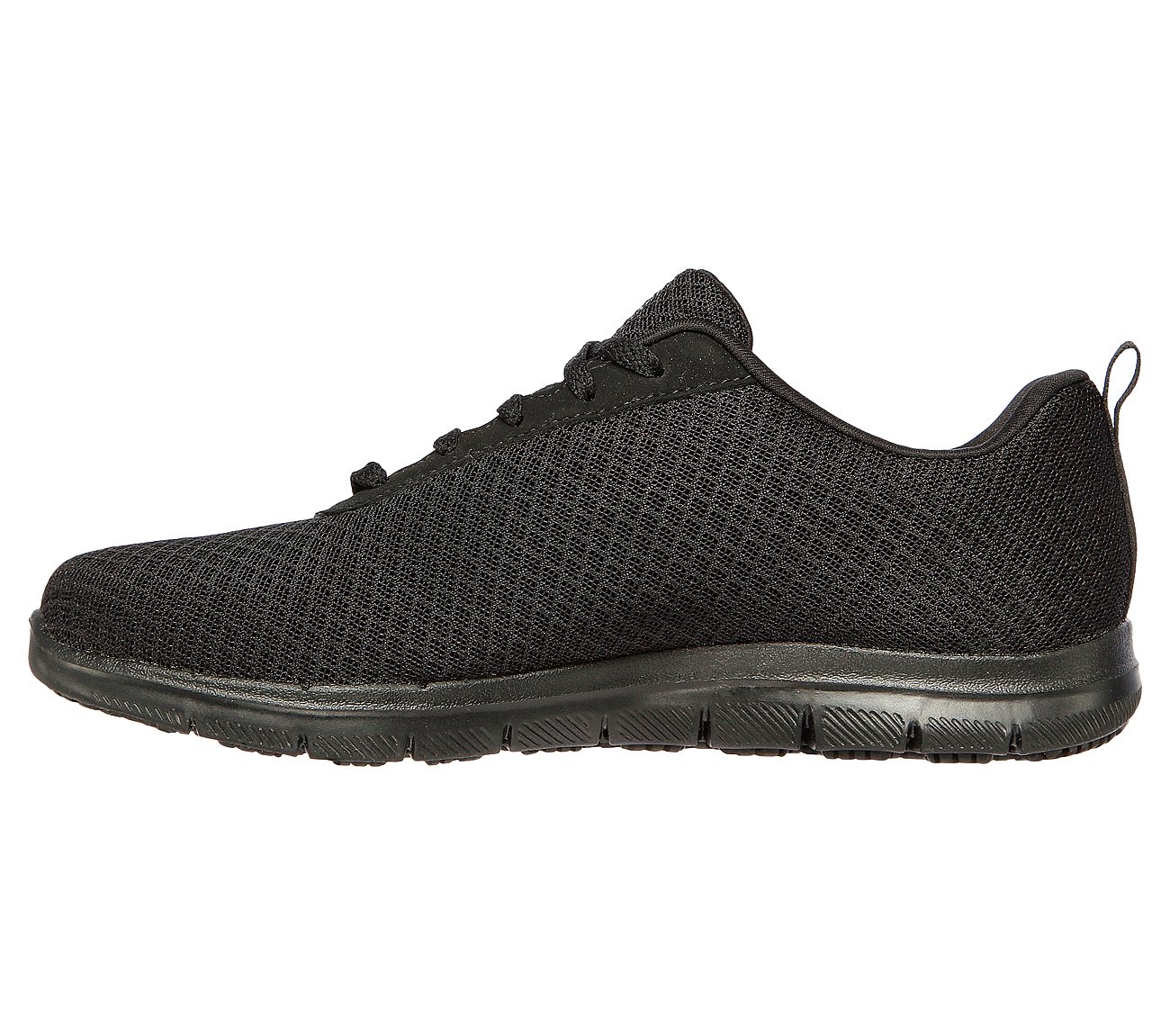 Skechers Lace Up Mesh Upper With Slip Resistant