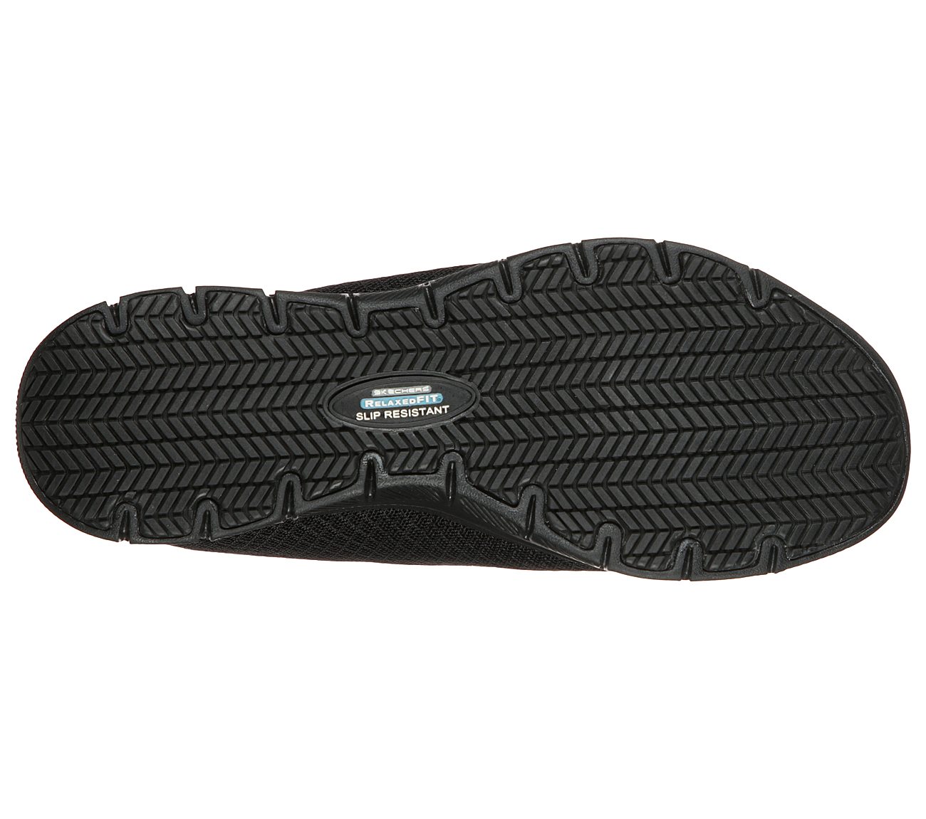 Skechers Lace Up Mesh Upper With Slip Resistant