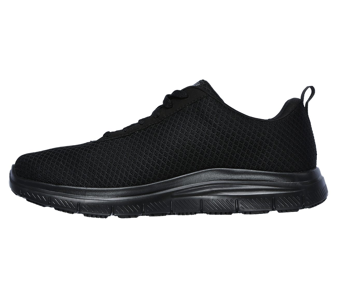 Skechers Lace Up Mesh Upper With Slip Resistant