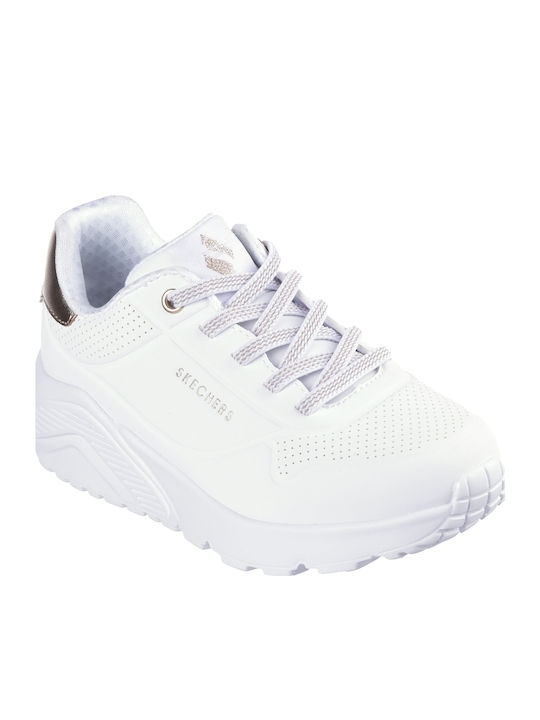 Embossed Sneaker W/Gore Closure & Metallic Heel Detail