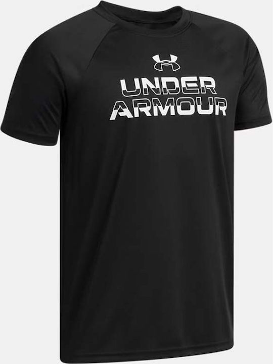 UA TECH SPLIT WORDMARK SS ΜΠΛΟΥΖΑΚΙ ΚΟΝΤΟΜΑΝΙΚΟ UNDER ARMOUR