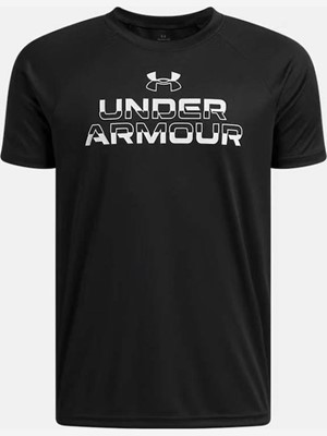 UA TECH SPLIT WORDMARK SS ΜΠΛΟΥΖΑΚΙ ΚΟΝΤΟΜΑΝΙΚΟ UNDER ARMOUR